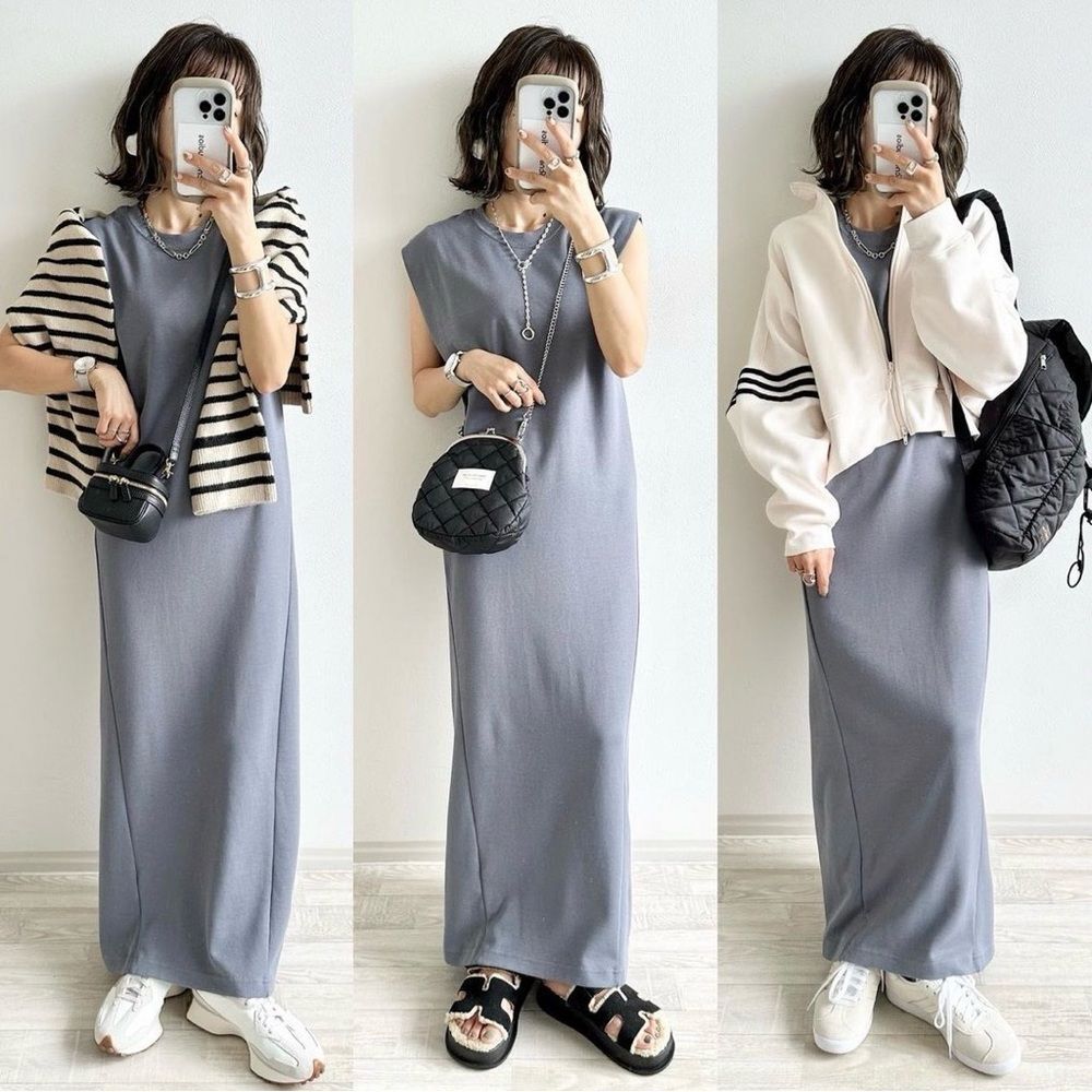 ZARA WASHED EFFECT MIDI DRESS